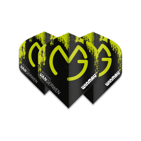 Winmau Player Mega Standard MvG Green & Black Bigwing Winmau Player Mega Standard MvG Green & Black Bigwing