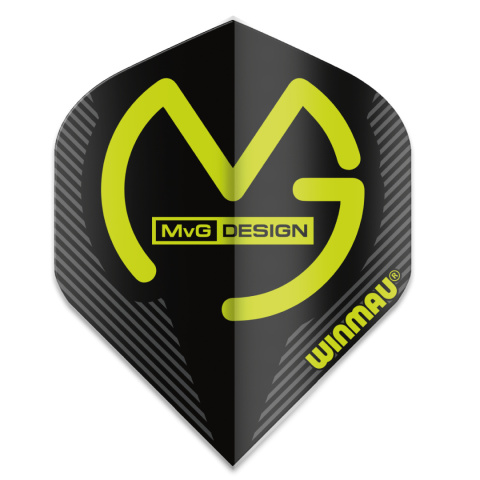 Winmau Player Mega Standard MvG Black Bigwing Winmau Player Mega Standard MvG Black Bigwing