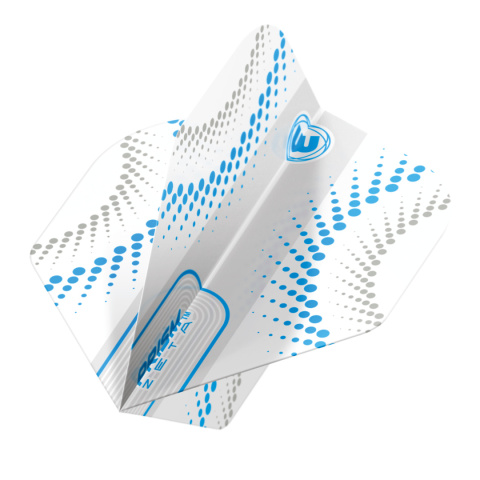 Winmau Prism Zeta White & Blue Flight Bigwing Winmau Prism Zeta White & Blue Flight Bigwing
