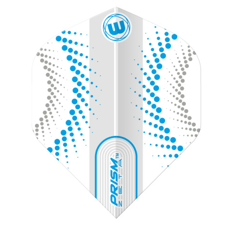 Winmau Prism Zeta White & Blue Flight Bigwing Winmau Prism Zeta White & Blue Flight Bigwing