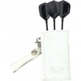 Bull's Leather Caddy Dart Case - Soft edition - white Bull's Leather Caddy Dart Case - Soft edition - white