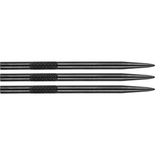Groty Bull's Knurled Grip Points Black 45mm