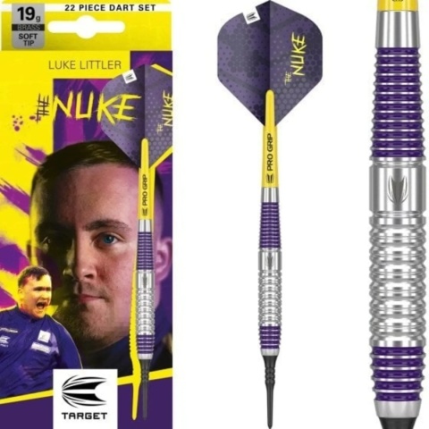 Lotki Soft Target Luke Littler Brass Zestaw 22 elementów Lotki Soft Target Luke Littler Brass Zestaw 22 elementów