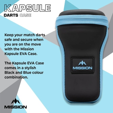 Mission Mission Kapsule Black Blue Etui na lotki Mission Mission Kapsule Black Blue Etui na lotki