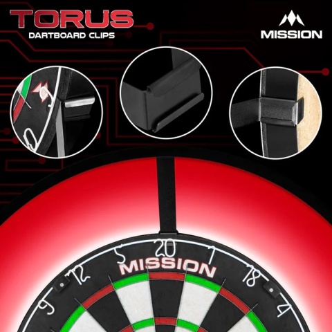 Mission Torus - Zapasowe mocowania oświetleń, zestaw 3 sztuk