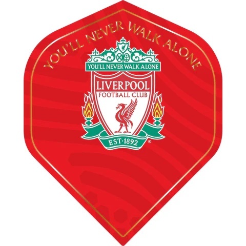 Liverpool FC Dart Flights - Official Licensed - No2 - Std - LFC - F1 - Red - YNWA Crest Liverpool FC Dart Flights - Official Licensed - No2 - Std - LFC - F1 - Red - YNWA Crest