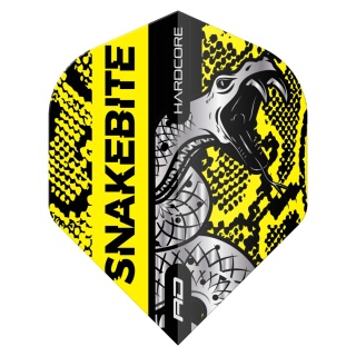 Piórka Peter Wright Yellow Coiled Snakeskin Hardcore Standard