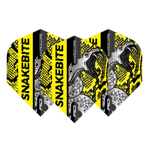 Peter Wright Yellow Coiled Snakeskin Hardcore Standard Peter Wright Yellow Coiled Snakeskin Hardcore Standard