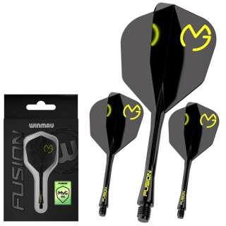 Piórka Winmau Fusion Michael van Gerwen Green Black NO6
