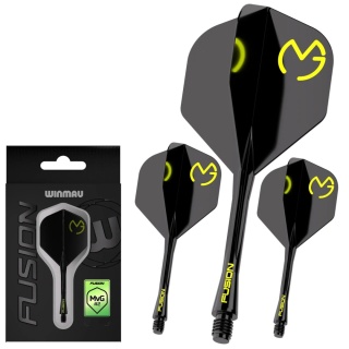 Piórka Winmau Fusion Michael van Gerwen Green Black NO2
