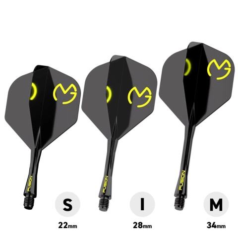 Piórka Winmau Fusion Michael van Gerwen Green Black NO2 Piórka Winmau Fusion Michael van Gerwen Green Black NO2