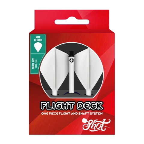 Shot Flight Deck Kite One Piece Dart Flight And Shaft System Shot Flight Deck Kite One Piece Dart Flight And Shaft System