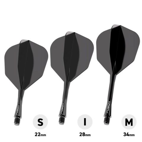 Winmau Fusion Solid Black NO6 Winmau Fusion Solid Black NO6