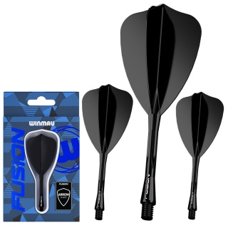Winmau Fusion Arrow Black