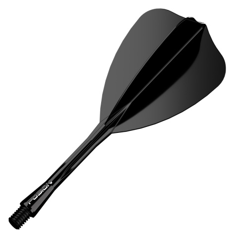 Winmau Fusion Integrated Flight & Shaft System Fluoro Black Winmau Fusion Integrated Flight & Shaft System Fluoro Black