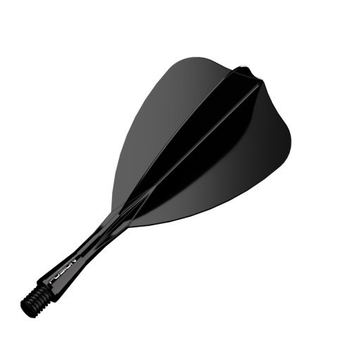 Winmau Fusion Integrated Flight & Shaft System Fluoro Black Winmau Fusion Integrated Flight & Shaft System Fluoro Black