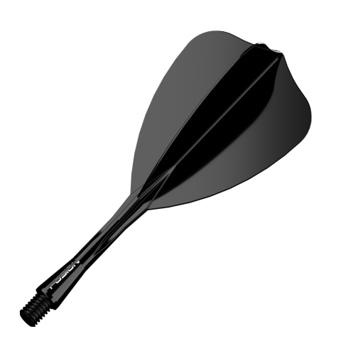 Winmau Fusion Integrated Flight & Shaft System Fluoro Black Winmau Fusion Integrated Flight & Shaft System Fluoro Black