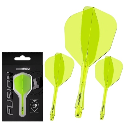 Winmau Fusion Neon Yellow NO6