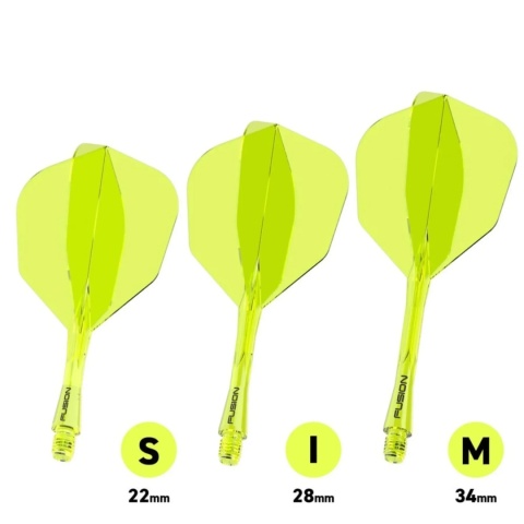 Winmau Fusion Neon Yellow NO6 Winmau Fusion Neon Yellow NO6