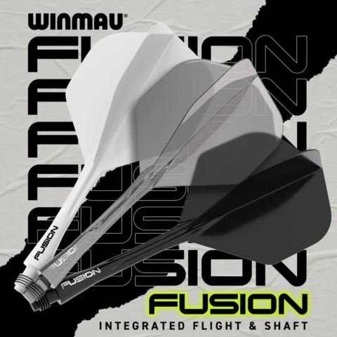 Winmau Fusion Solid Black NO2 Winmau Fusion Solid Black NO2