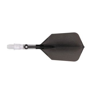 CUESOUL ROST T19 INTEGRATED DART FLIGHTS - Slim - Black