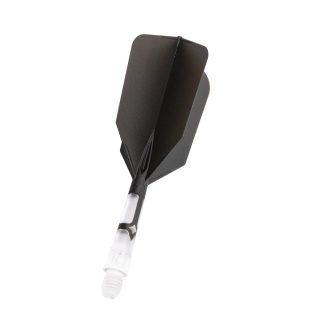 CUESOUL ROST T19 INTEGRATED DART FLIGHTS - Slim - Black