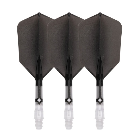 Cuesoul ROST T19 Integrated Dart Flights - Slim - Black