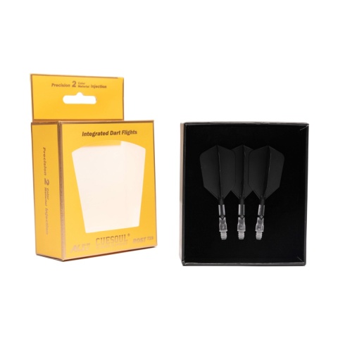 Cuesoul ROST T19 Integrated Dart Flights - Slim - Black