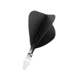CUESOUL ROST T19 INTEGRATED DART FLIGHTS - Kite - Black