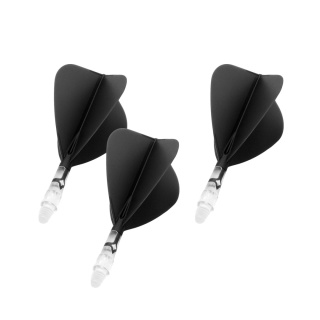 CUESOUL ROST T19 INTEGRATED DART FLIGHTS - Kite - Black