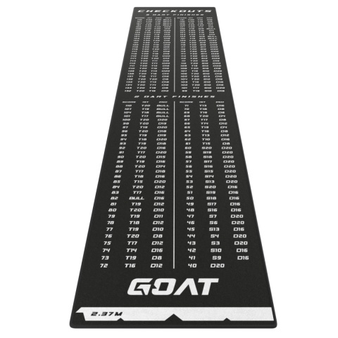 GOAT Dart Mat Checkouts 237x60 cm
