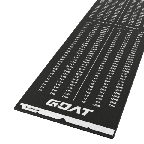 GOAT Dart Mat Checkouts 237x60 cm