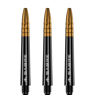 Mission Sabre Shafts - Black - Gold Top