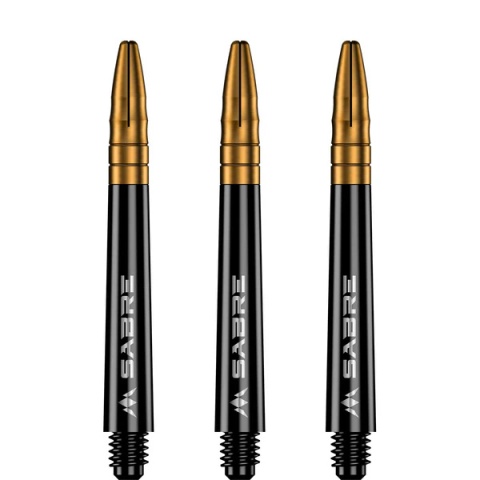 Mission Sabre Shafts - Black - Gold Top Mission Sabre Shafts - Black - Gold Top