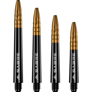 Mission Sabre Shafts - Black - Gold Top