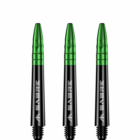 Mission Sabre Shafts - Black - Green Top Mission Sabre Shafts - Black - Green Top