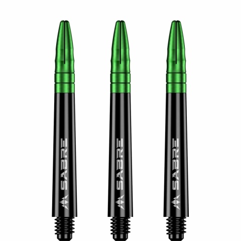 Mission Sabre Shafts - Black - Green Top Mission Sabre Shafts - Black - Green Top