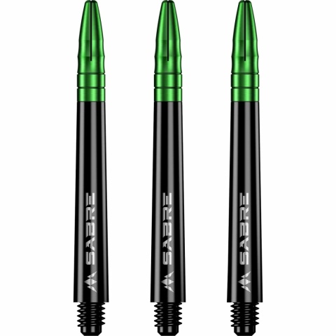 Mission Sabre Shafts - Black - Green Top Mission Sabre Shafts - Black - Green Top