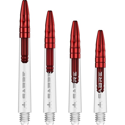 Mission Sabre Shafts - Clear - Red Top