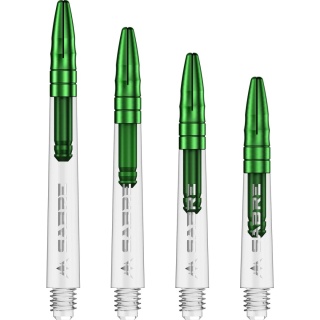 Mission Sabre Shafts - Clear - Green Top