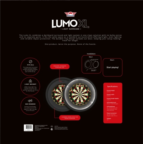 Oświetlenie Tarczy Bull's Lumo XL Opona Oświetlenie Tarczy Bull's Lumo XL Opona