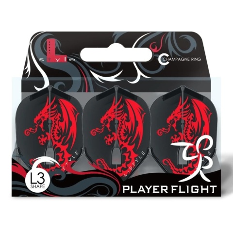 L-Style Champagne L3 Dart Flights – Neil Duff V1 Black L-Style Champagne L3 Dart Flights – Neil Duff V1 Black