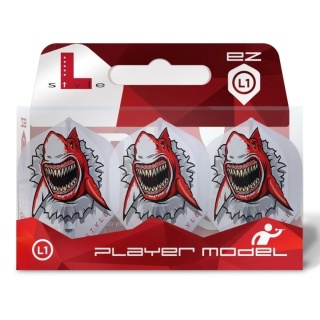 Piórka L1EZ standard Florian Hempel Clear White Red N02