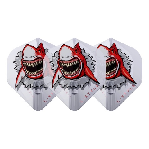 Piórka L1EZ standard Florian Hempel Clear White Red N02
