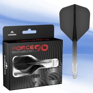 Piórka Mission Force 90 Gradient Transparent Black NO6