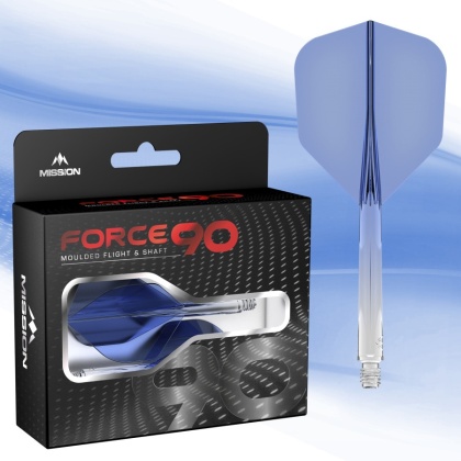 Piórka Mission Force 90 Gradient Transparent Blue NO6