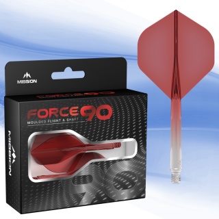 Piórka Mission Force 90 Gradient Transparent Red NO2