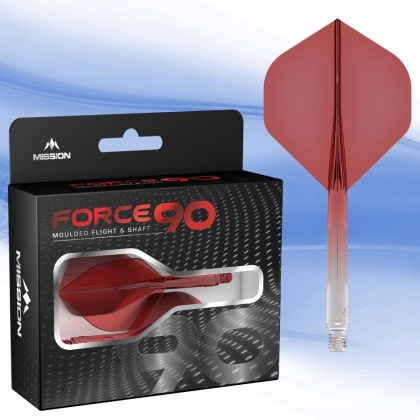 Piórka Mission Force 90 Gradient Transparent Red NO2