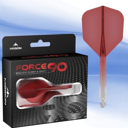 Piórka Mission Force 90 Gradient Transparent Red NO6