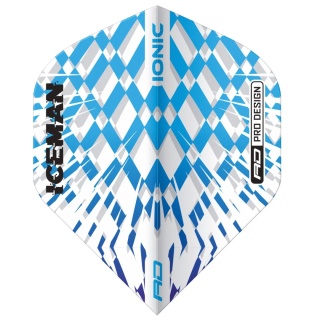 Piórka Red Dragon Gerwyn Price Hardcore Ionic Blue & White Burst